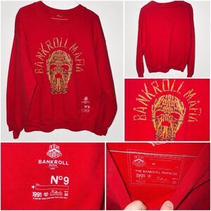 Rare Y2K Bankroll Mafia Promo Crewneck Sweatshirt Young Thug T.I. Atlanta Rap M